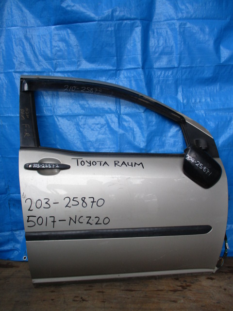 Used Toyota Raum DOOR RR VIEW MIRROR FRONT RIGHT